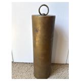 WWI French 75mm Tank Shell Casing Clock Weight