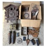 Cuckoo Clock Repair Parts Lot