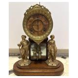Antique Ansonia Crystal Palace Mantel Clock