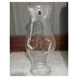 Large 18in Glass Hurricane Lamp Shade Williamsburg