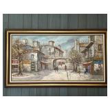 Louis Basset Post Impressionism Oil on Canvas Art