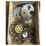 Clock Parts Escape Wheels Gears Vintage Lot