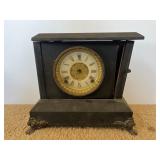 Sessions For Repair Ebony Wood Mantel Clock