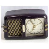 Peter German Bakelite Musical Alarm Clock Art Deco