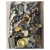 Antique Clock Parts Metal Ornaments Accents