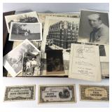 1940s WWII Era Photo Album & Ephemera Navy Family