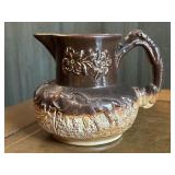 Antique Salt Glazed Stoneware Petite Pitcher