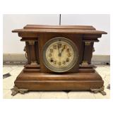 New Haven Wood Neoclassical Mantel Clock