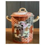 Antique Japanese Porcelain Condensed Milk Holder