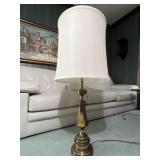 Brass Tall Vintage Table Lamp