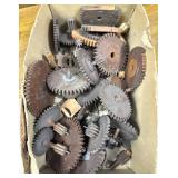 Wood Clock Gear Wheels & Pinions Lot