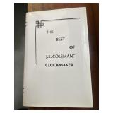 Clockmaker The Best of JE Coleman Horology Book