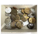 Pocket Watch Parts Mechanisms Faces Cases