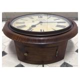 Antique Fusee Clock R. Reid Barrhead Railroad Rare