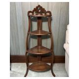 Four Tiered Corner Standing Shelf