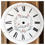 Labornez French Morbier Clock Dial Porcelain