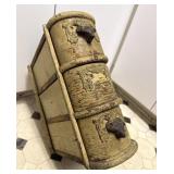 Antique Sewing Machine Drawer Set Wood