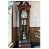 Sligh Grandfather Clock CRS Mahogany Wood