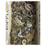 Clock Parts Escape Wheels Gears Vintage Lot