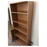 Wood 6 ft. Bookcase Shelf