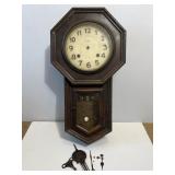 Japanese Imazu Meiji Repair Clock Wall Case Parts