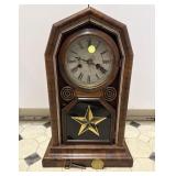 Welch Spring Cottage Steeple Clock Star