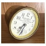 Antique Musi-Call Co. NY Brass Cased Alarm Clock