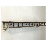 Vintage Spindle Wall Shelf