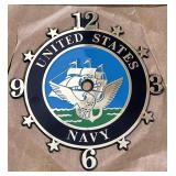 United States Navy NOS Clock Face Plastic