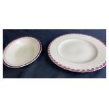 Vernon Kilns Serving Bowl & Platter
