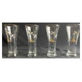 Vintage Jerry Raedeke Duck Pilsner Glasses
