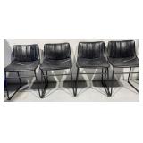 Yaheetech PU Leather Dining Chairs Set of 4