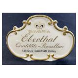 Eberthal Qualitï¿½ts-Porzellan Dealer Sign