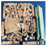 Vintage Wooden Lincoln Logs
