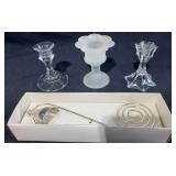 DePlomb Lead Crystal Candlestick others