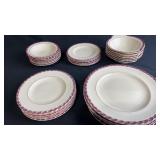 Vernon Kilns Hand Painted China Set
