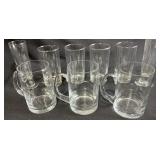 Assorted Glass Barware Set