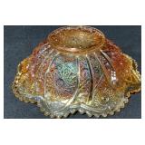 Imperial Marigold Carnival Glass Bowl