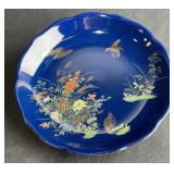Vintage TOYO Kiku Blue Porcelain Bowl