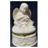 Vintage SEI Angel Trinket Box
