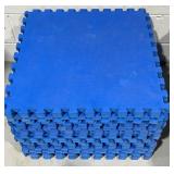 Uline Blue Interlocking Foam Floor Tiles 100sqft