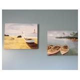 Coastal Boat Canvas Prints