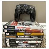 PS2 Games & Controller Playstation 2 Pelican