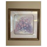 Framed Floral Bouquet Print