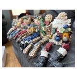 Christmas Holiday Rustic Resin Sitters Decor