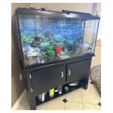 Large Aquarium Cabinet Stand Bundle Tank Supplies