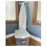 Full Size Ironing Board & 62 Quart Tote