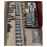 Socket Sets And Accessories Lot