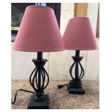 Cage Base Petite Tame Lamp Pair