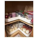 Candles Cabinet Lot